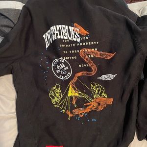 100 thieves no camping black hoodie 2xl worn once